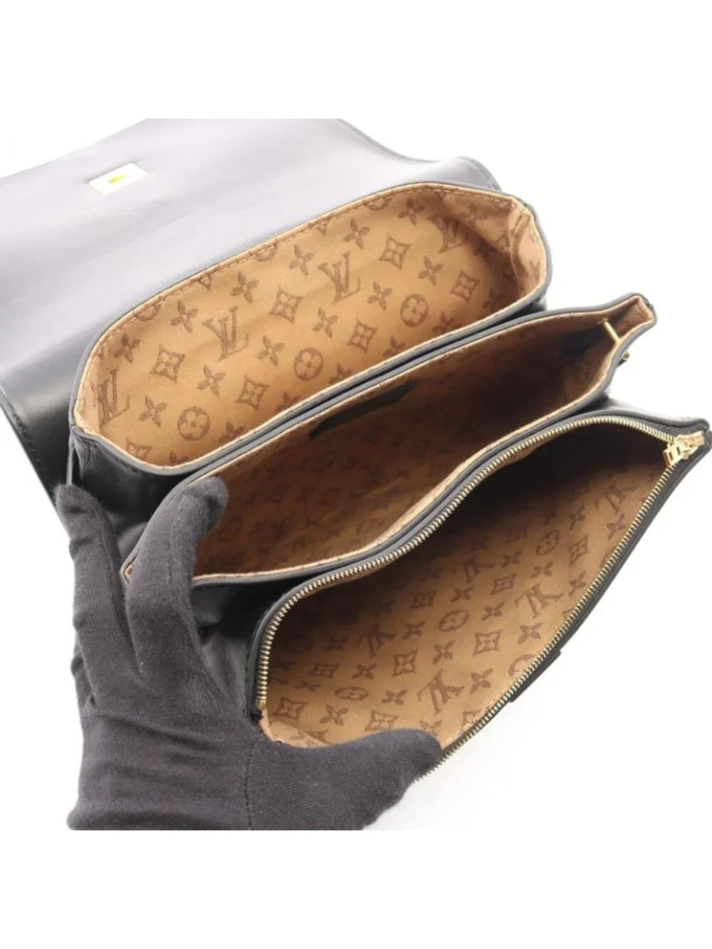 Louis Vuitton Rendezvous 2-Way Noir Leather Handbag